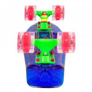 Penny board WORKER Transpy 400 22'' cu roti iluminate - Img 5