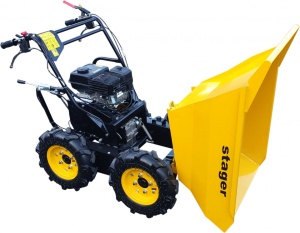Roaba cu motor termic 6.5CP, 300kg, 4roti Stager RMT300 - Img 3