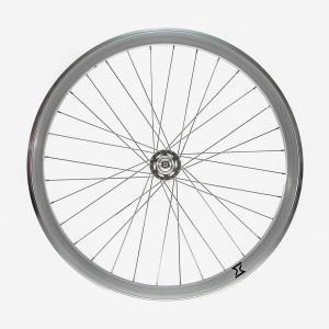Roata Spate Single Speed/Fixie SXT 700-32H 40 mm Silver - Img 1