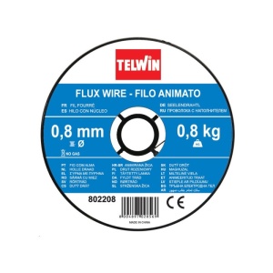Sarma sudura cu flux Telwin 0.8 mm rola 0.8 kg - pentru sudura fara gaz