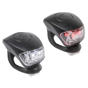 Set Flash cu Baterii M-WAVE COBRA IV - Negru
