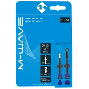 Set Valve Tubeless M-WAVE FV - 35 mm 2 buc