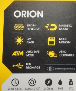 Stop Spate cu Acumulator MOON ORION 50 Lumeni USB - Img 7