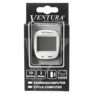 Bike Computer VENTURA "X" 10 Functii Alb - Img 2