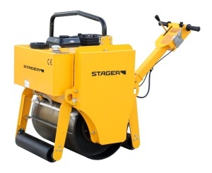 Cilindru mono vibrocompactor, motor Briggs&Stratton XR750 Stager CMV60-5 - Img 7