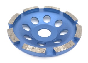 Disc cupa diamantata pentru slefuire Beton/Abrazive 115x22,2mm Standard Profesional - BlueLine - DXDY.BLEC.115 - Img 2