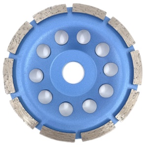 Disc cupa diamantata pentru slefuire Beton/Abrazive 125x22,2mm Standard Profesional - BlueLine - DXDY.BLEC.125 - Img 3