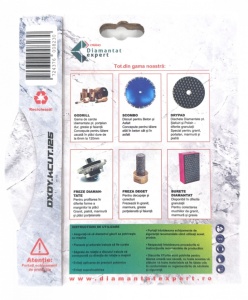 Disc DiamantatExpert KCUT pt. Portelan dur, Placi dure, Ceramica dura, 125x22.2 (mm) Premium - DXDY.KCUT.125 - Img 4