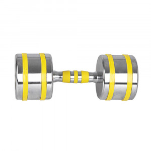 Gantera Cromata inSPORTline Yellsteel 12 kg - Img 2