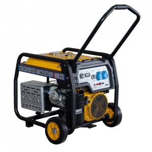Generator de curent monofazat Stager FD 7500E, open-frame 6kW, benzina, pornire electrica