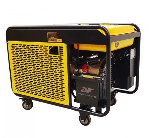 Generator de curent trifazat Stager YDE12E3, open frame 9.6kW, diesel, pornire la cheie - Img 3
