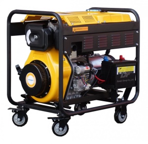 Generator de curent trifazat Stager YDE6500E3, open frame 5.5kW, diesel, pornire la cheie
