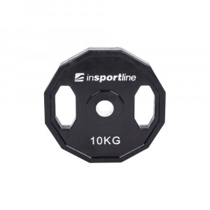 Greutate cauciucata 10kg/31mm inSPORTline Ruberton - Img 1