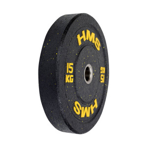 Greutate cauciucata 15 kg/51 mm HMS HTBR15-galben - Img 2