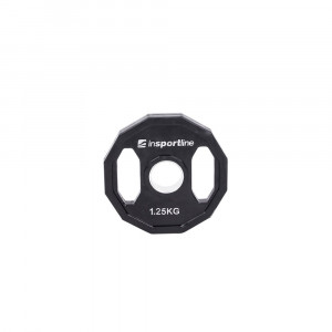 Greutate cauciucata olimpica inSPORTline Ruberton 1.25kg - Img 1