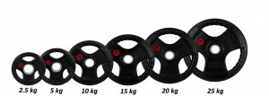 Greutati cauciucate 15kg Sportmann - Img 5