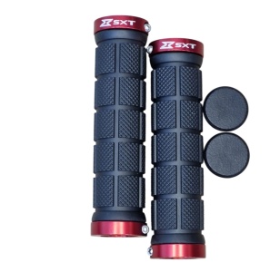 Mansoane MTB SS45-Lock-On Negru-Rosu