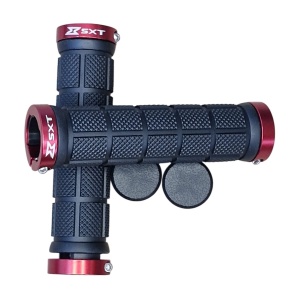Mansoane MTB SS45-Lock-On Negru-Rosu - Img 3