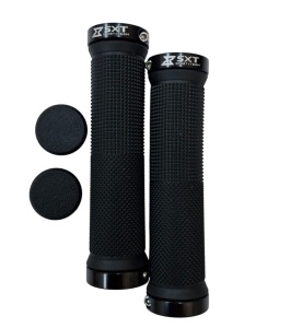Mansoane MTB SXT ZN-002 - 130 mm Lock-On Dublu Negru - Img 3