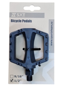 Pedale Plastic SXT 79X Negru Ax 1/2" - Img 2