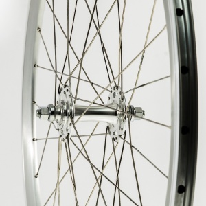 Roata Fata Single Speed/Fixie SXT 700-32H 40 mm Silver - Img 2