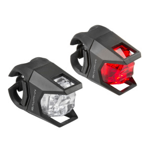 Set Flash cu Baterii M-WAVE "HUNTER" - Img 1
