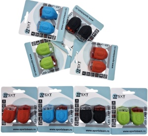 Set Flash cu Baterii SXT (silicone) Negru - Img 6