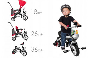 Tricicleta Tip Carucior Copii 10 in 1 Sportmann Egaleco - Img 5