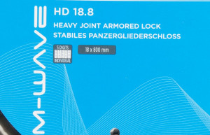 Antifurt cu Cifru M-WAVE "HD 18.8" cu Armura Articulara - Img 3