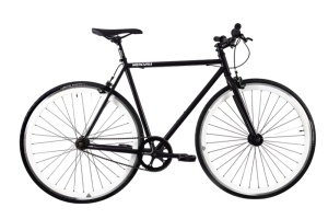 Bicicleta single speed SXT MERCURIS 97 Black - White L - 580 mm - Img 1