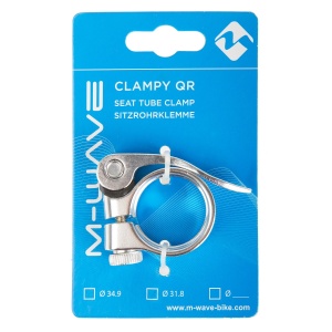 Colier Tija Sa M-WAVE "CLAMPY QR"-31.8 mm Silver - Img 2