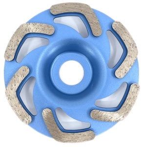 Disc cupa diamantata forma L pentru slefuire Beton/Abrazive 115x22,2mm Standard Profesional - BlueLine - DXDY.BLLC.115 - Img 3