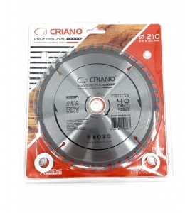 Disc Premium TCT - panza de fierastrau circular pentru taiat lemn, 215x30/25,4/20 cu 40 dinti din carbura de tungsten (vidia) - DXDY.PW215-40 - Img 4