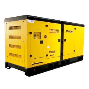 Generator insonorizat diesel trifazat 175kW, 289A, 1500rpm Stager YDSD220S3