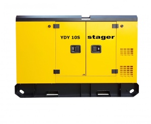 Generator insonorizat Stager YDY10S, diesel, monofazat 9kW, 37A, 1500rpm - Img 6