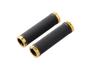 Mansoane SXT SPORT, DOUBLE lock-on, Negru-Gold,130mm