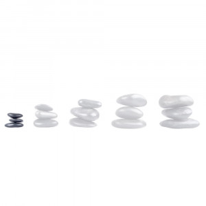 Set Pietre Masaj de Rau inSPORTline 2-4 cm ? 3 buc - Img 6