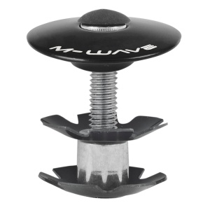 Capac si Floare Cuvete M-WAVE FORK FIX 1.1/8" Negru Anodizat