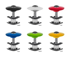 Capac si Floare Cuvete M-WAVE FORK FIX 1.1/8" Rosu Anodizat - Img 3