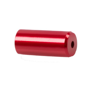 Capete Manta CNC 5,1x12 mm M-WAVE Aluminiu Rosu Anodizat - Img 3