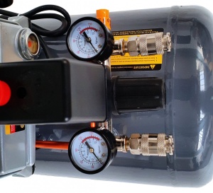 Compresor de aer, 50L, 8bar, 200L/min, monofazat, angrenare directa - Img 4