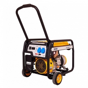 Generator de curent monofazat Stager FD 2500, open-frame 2kW, benzina, pornire la sfoara - Img 2