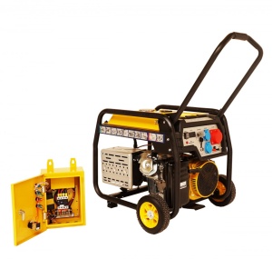 Generator de curent trifazat Stager FD 10000E3+ATS, open-frame 8kW, benzina, automatizare - Img 3