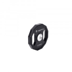 Greutate cauciucata olimpica inSPORTline Ruberton 1.25kg - Img 2