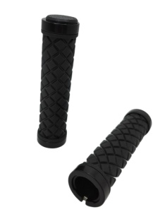 Mansoane MTB SXT ZN-045 - 130 mm Lock-On Dublu Negru - Img 3