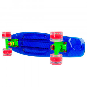 Penny board WORKER Transpy 400 22'' cu roti iluminate - Img 8