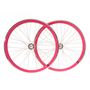 Set Roti Single Speed/Fixie SXT 700-32H 40 mm Roz