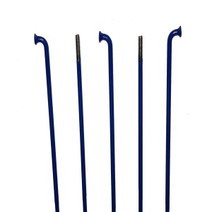 Spita Inox 2 mm cnSPOKE Albastru-258 mm