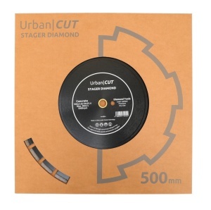 Stager URBAN CUT Disc diamantat pentru beton/asfalt 500mmx25.4-Px10mmx3.6mm - Img 3