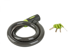 Antifurt cu Cheie AUTHOR ACL-85 C-Sleeve 25x1000 mm Negru/Verde - Img 1